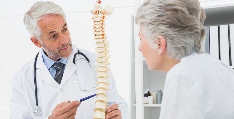 Fellebbezés egy szakemberhez, az osteochondrosis jeleivel